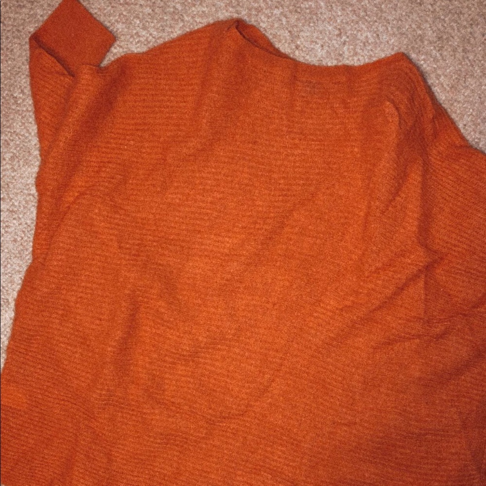 Vince Cashmere Orange Sweater